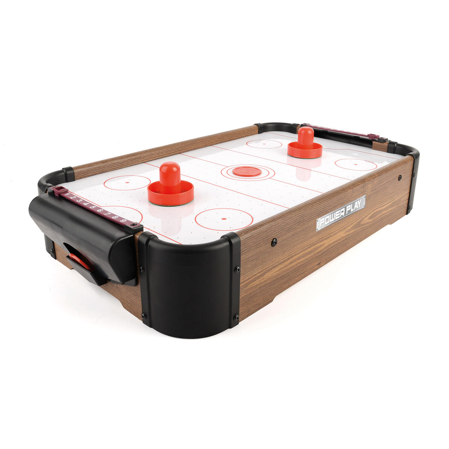 Powerplay  Air Hockey Table Game  Table Toys Game for Kids and Adults  Brown