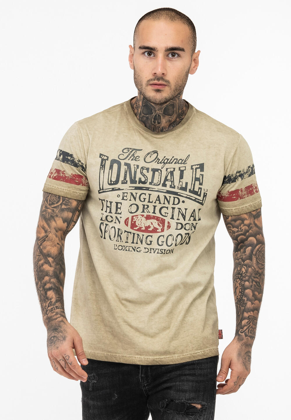 T-shirt regularny Lonsdale Skeld
