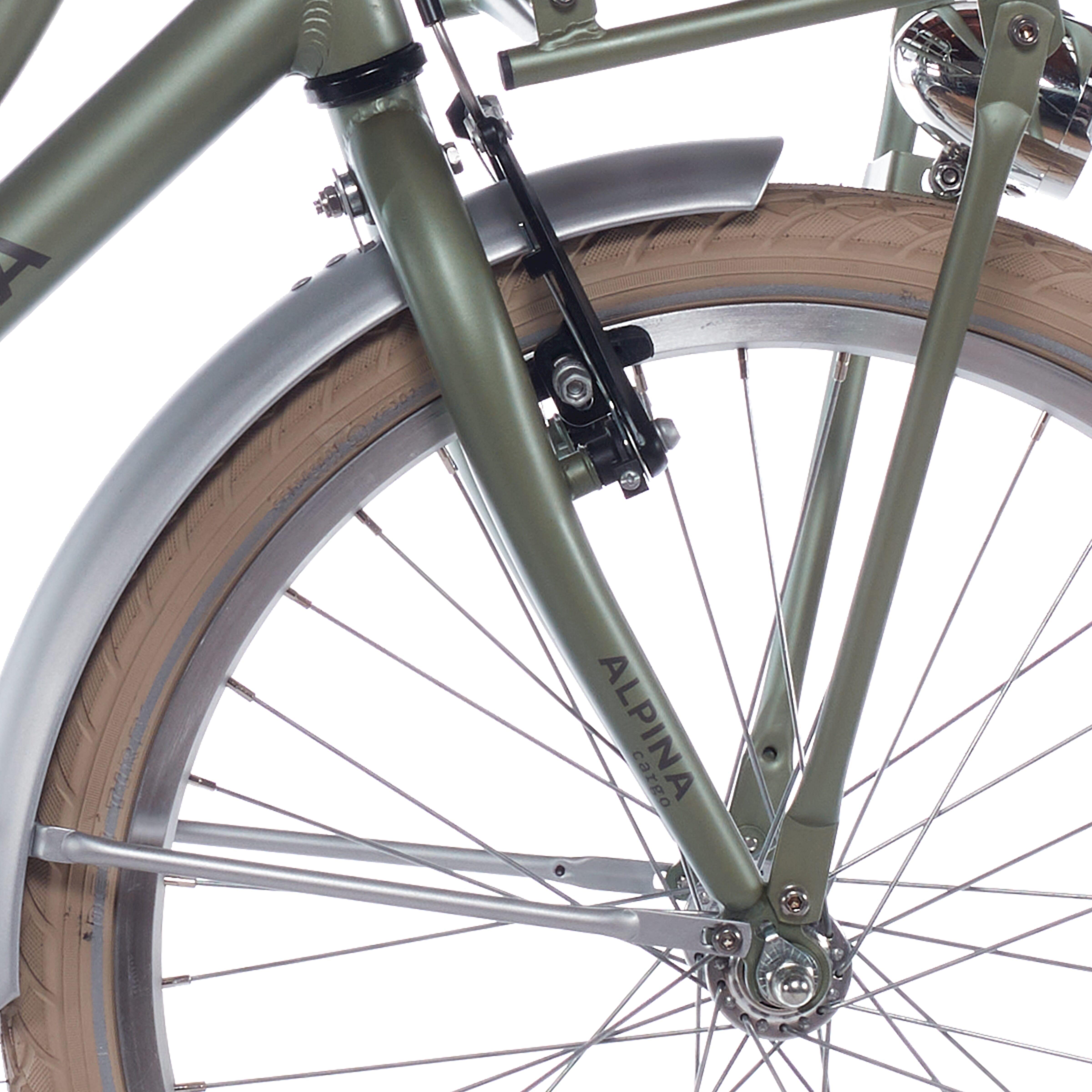 Alpina V Fork 20 Cargo widelec aksamitny zielony matowy