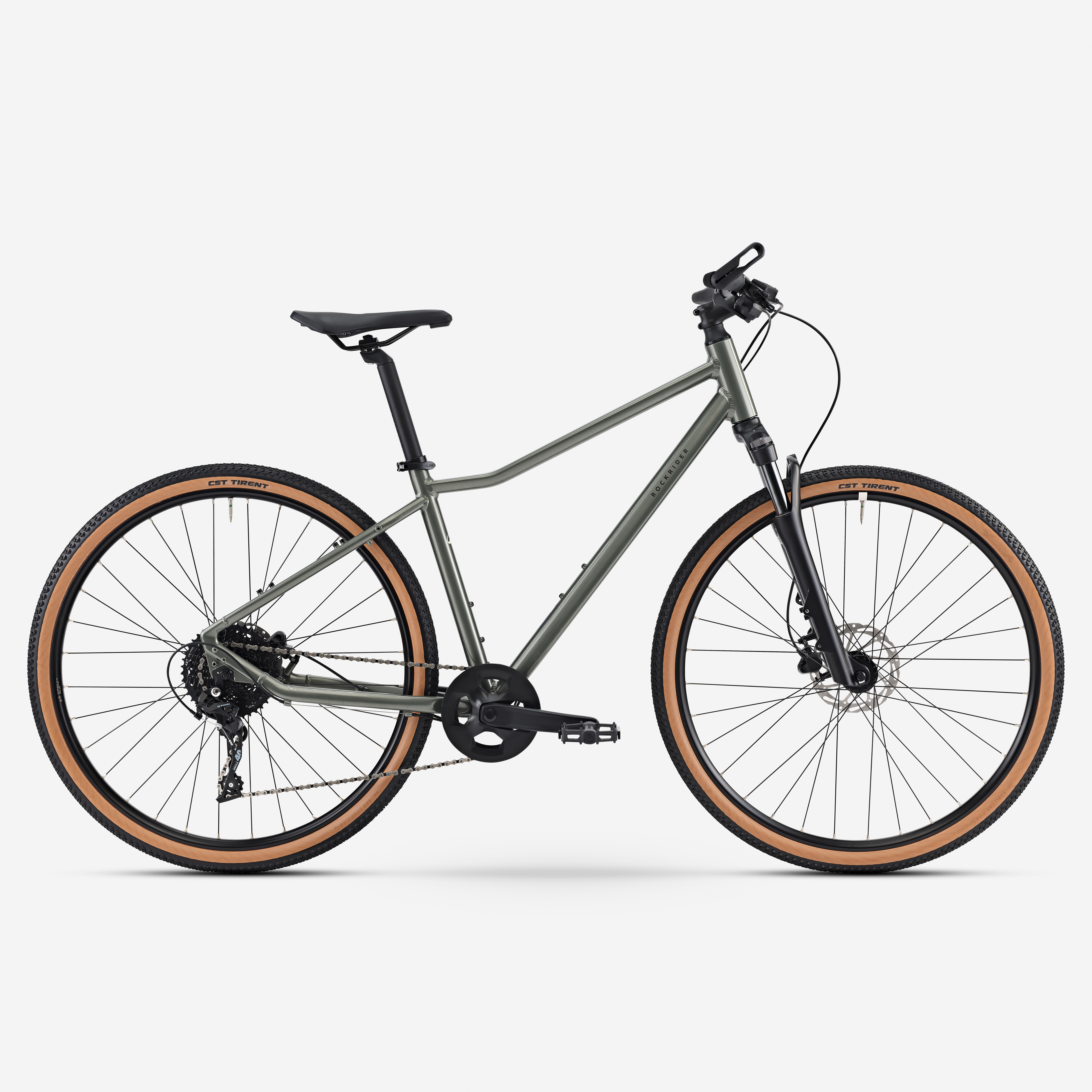 Rower trekkingowy Rockrider ACTV 500 HF wysoka rama