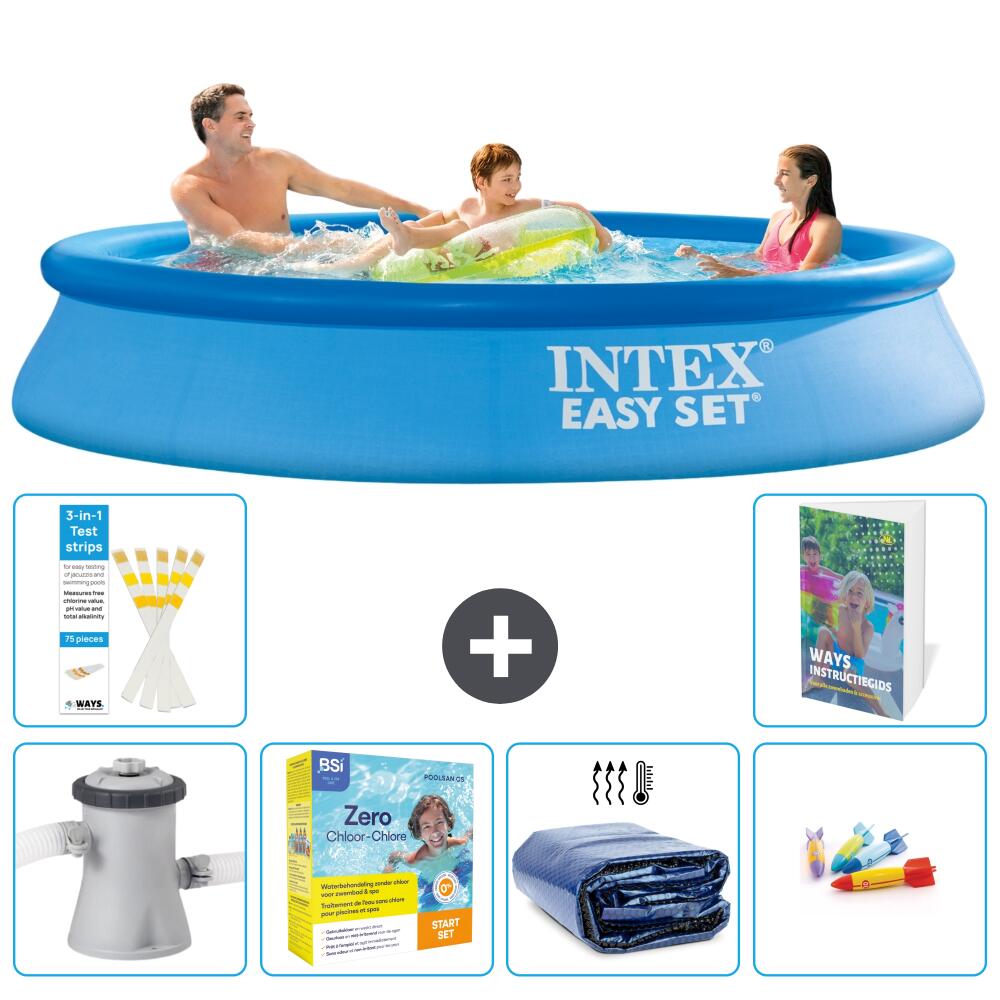INTEX Basen Easy Set Okrągły - 305x61 cm - 7-częściowy S181