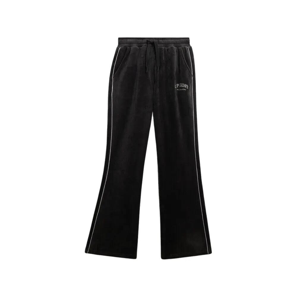 Damskie spodnie dresowe z weluru Superdry Country Club