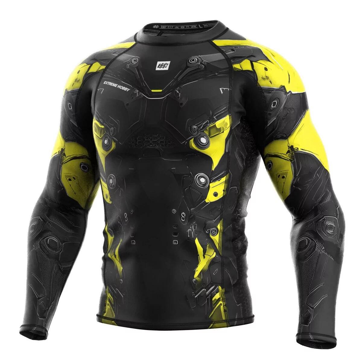 Koszulka sportowa męska Rashguard do MMA EXTREME HOBBY IRON FORCE