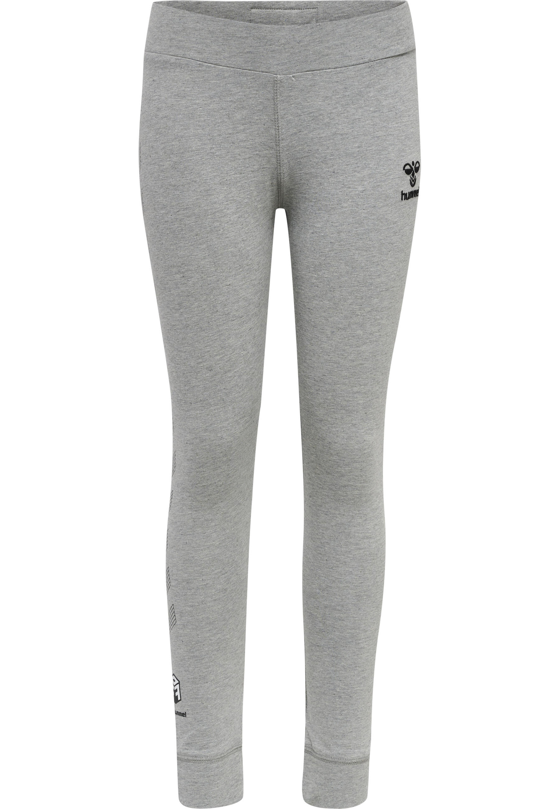 Dziecięce legginsy bawełniane Hummel Move Grid