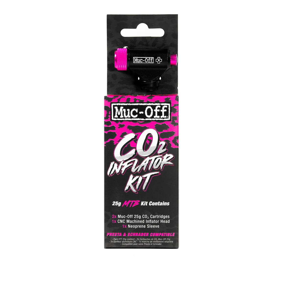Zestaw do pompowania Co2 Muc-Off Mtb