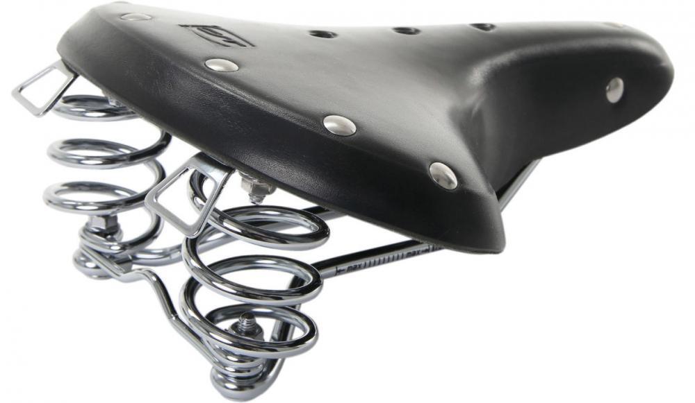Siodełko CONTEC Classic Exclusiv Touring Damen skórzane 250x210 mm