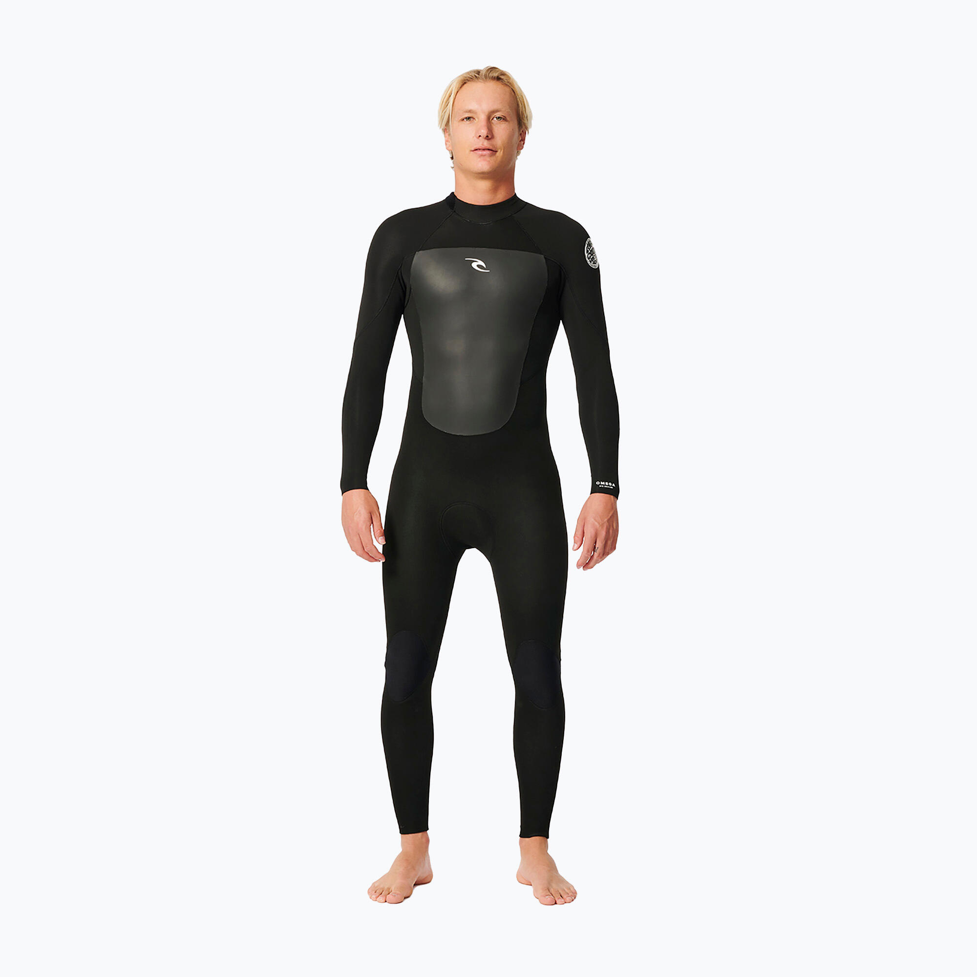 Pianka do pływania męska Rip Curl Omega 4/3 mm Back Zip black