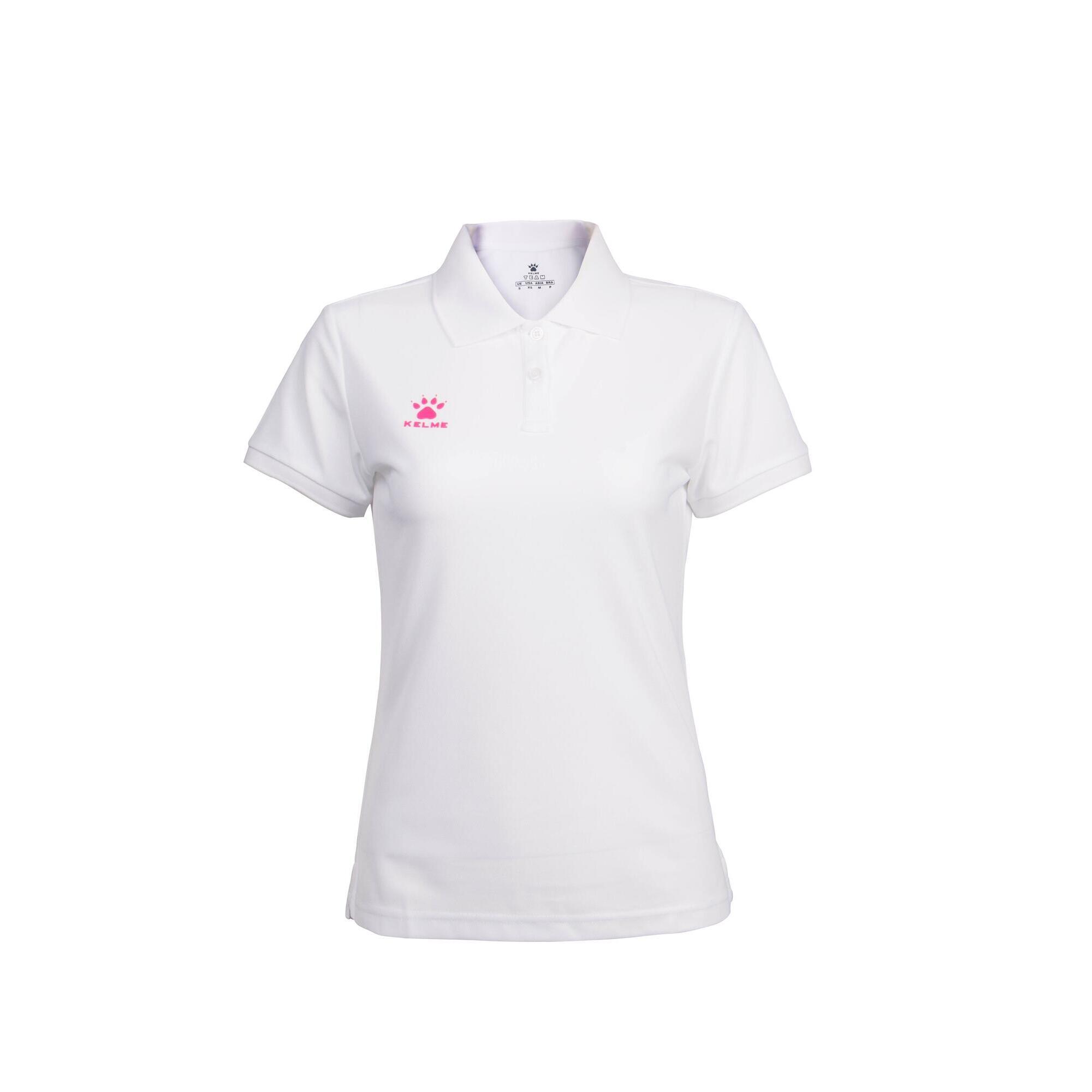 Kelme Polo Mujer Street Blanco Unisex