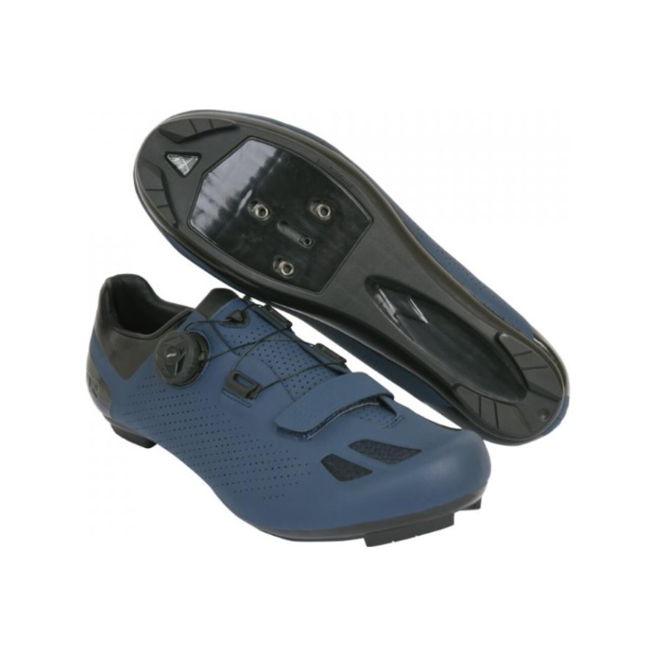 Buty szosowe z systemem zacisku na pokrętło + rzepy FLR Pro F11 40