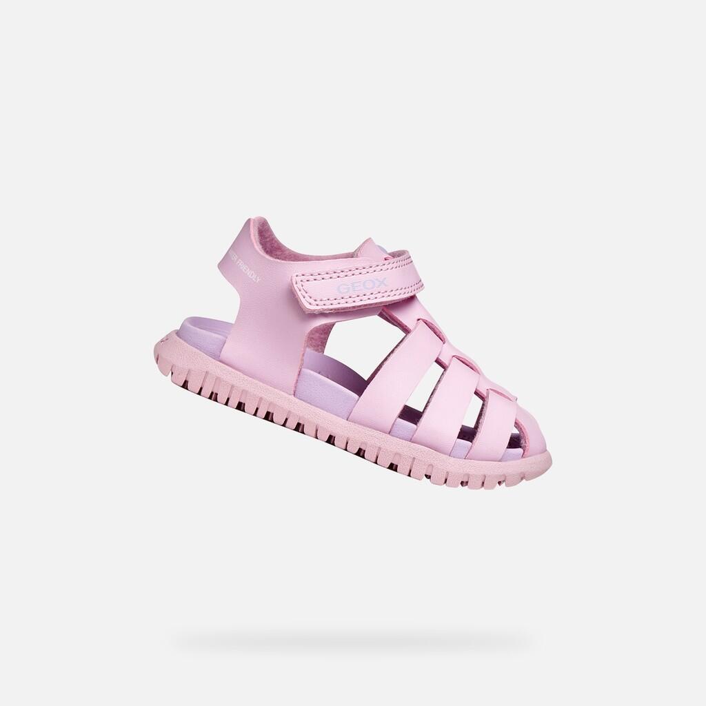 Sandały GEOX B SANDAL FUSBETTO GI Rose