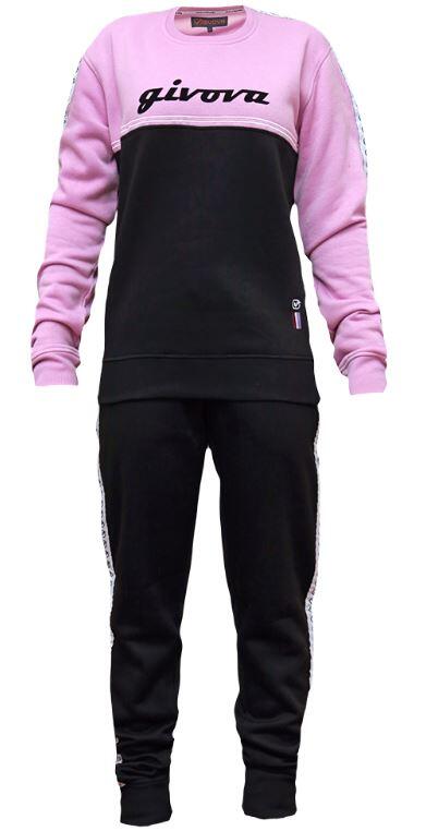 Givova Donna Sportowy Dres Lila-Czarny XL - Stylowy i Wygodny