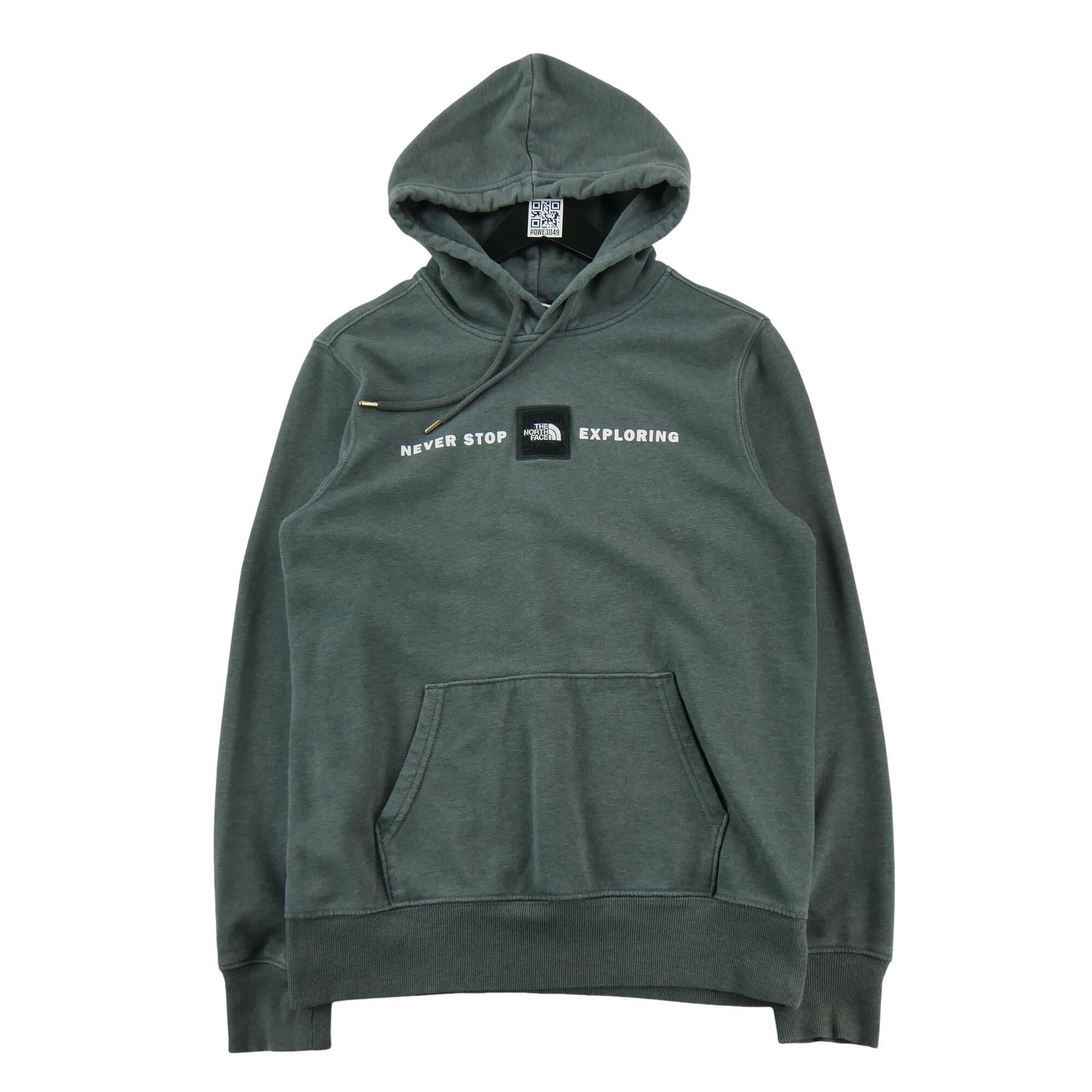 Second life - Bluza z kapturem męska The North Face szara - Jak nowy