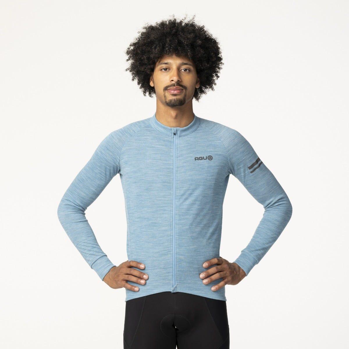 Merino Jersey LS Performance Liberty Blue Men