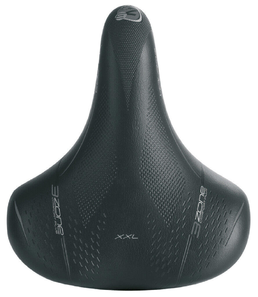 Siodełko Volare Comfort 3 strefy, rama odblaskowa 3M, 498 g