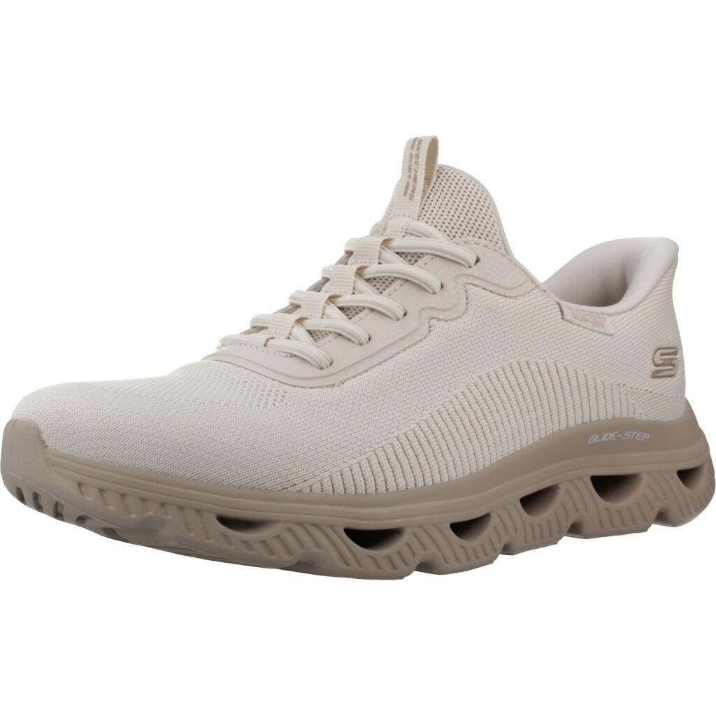 Buty SKECHERS SLIP-INS BOBS ARC WAVES Beżowy