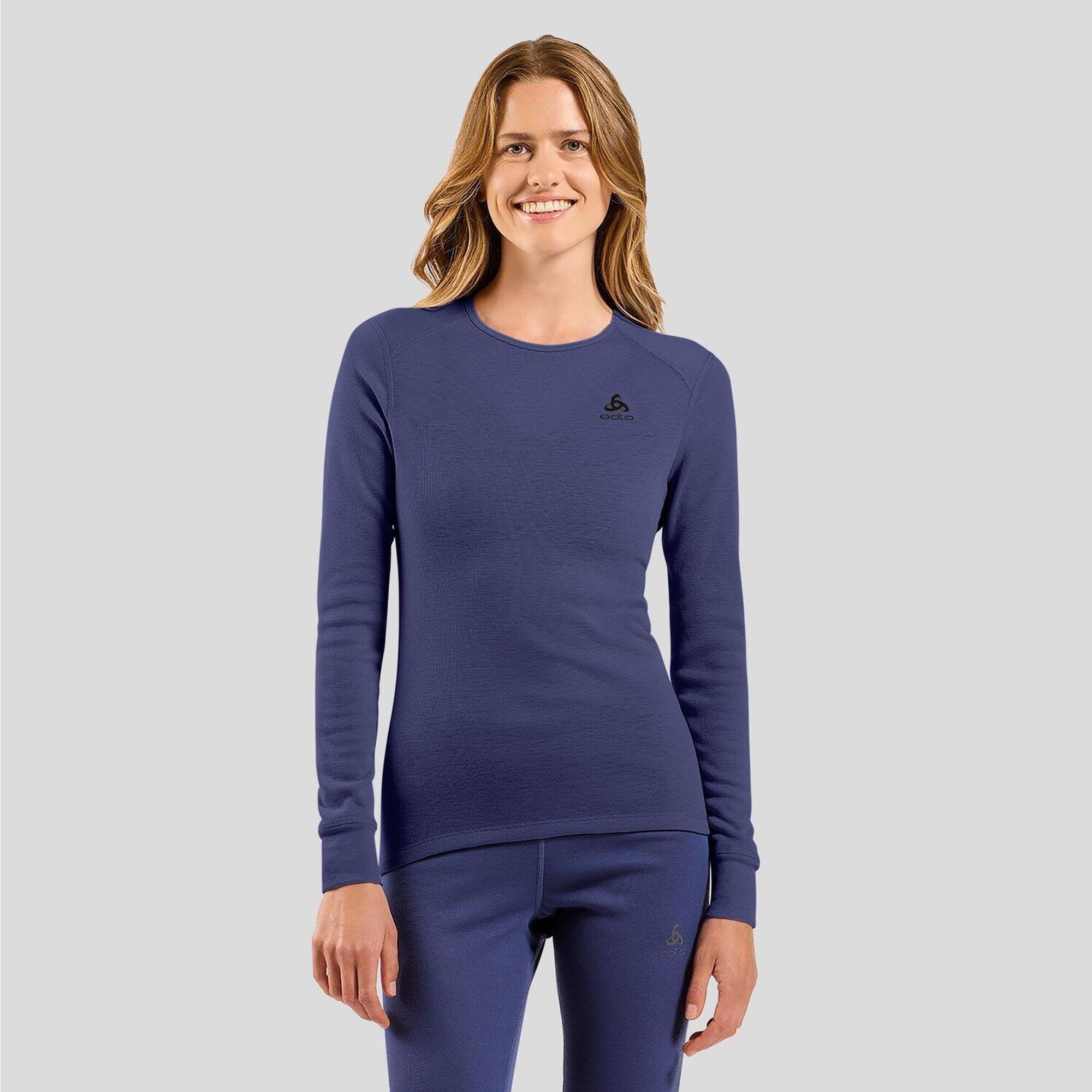 Bielizna termoaktywna z długim rękawem Odlo BL TOP crew neck l/s ACTIVE WARM