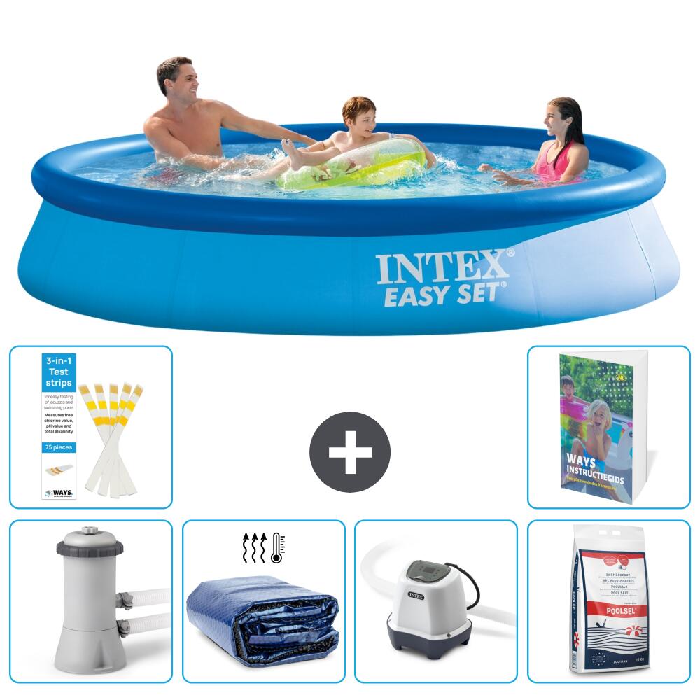 INTEX Basen Easy Set Okrągły - 366x76 cm - 7-częściowy S329