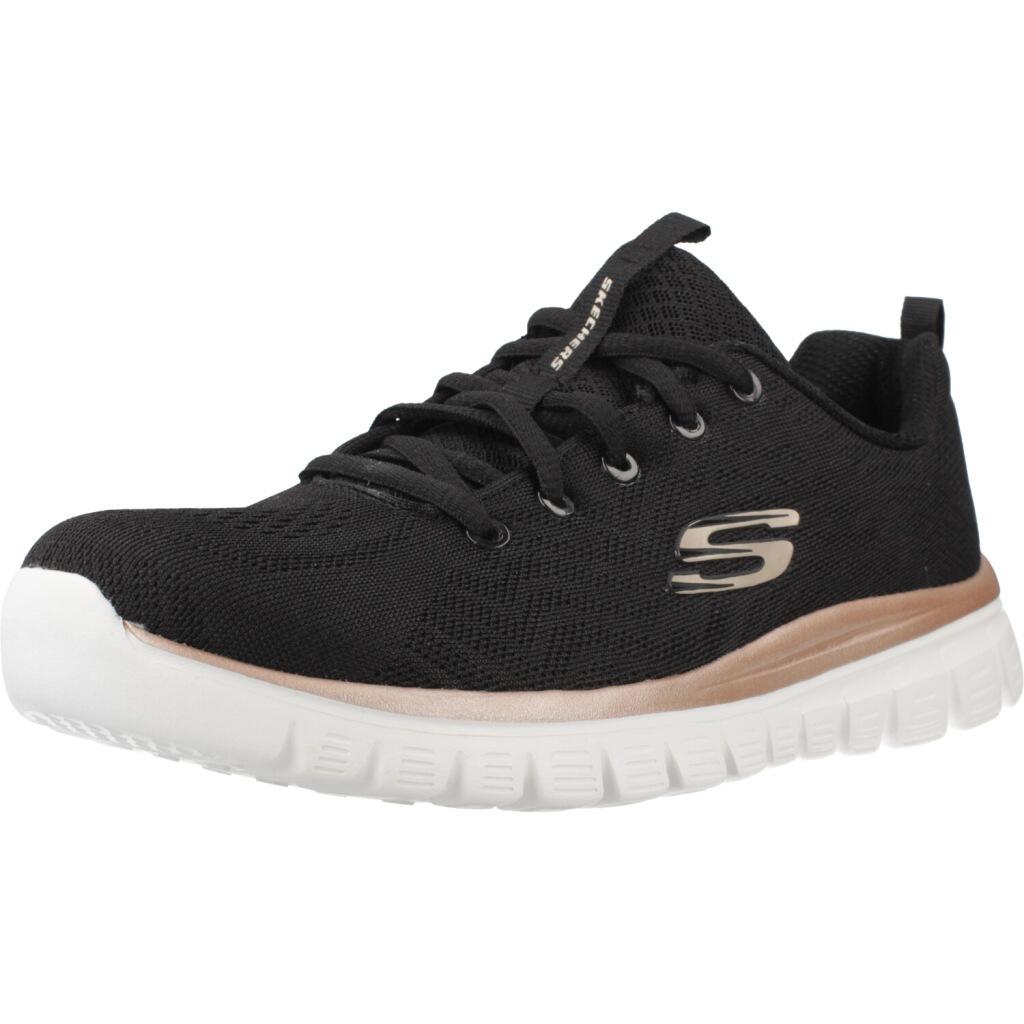 Buty SKECHERS GRACEFUL GET CONNECTED Czarny