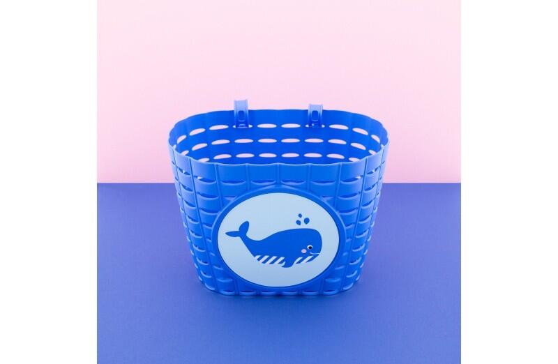 Koszyk rowerowy WIDEK Explorer Splashy Whale niebieski
