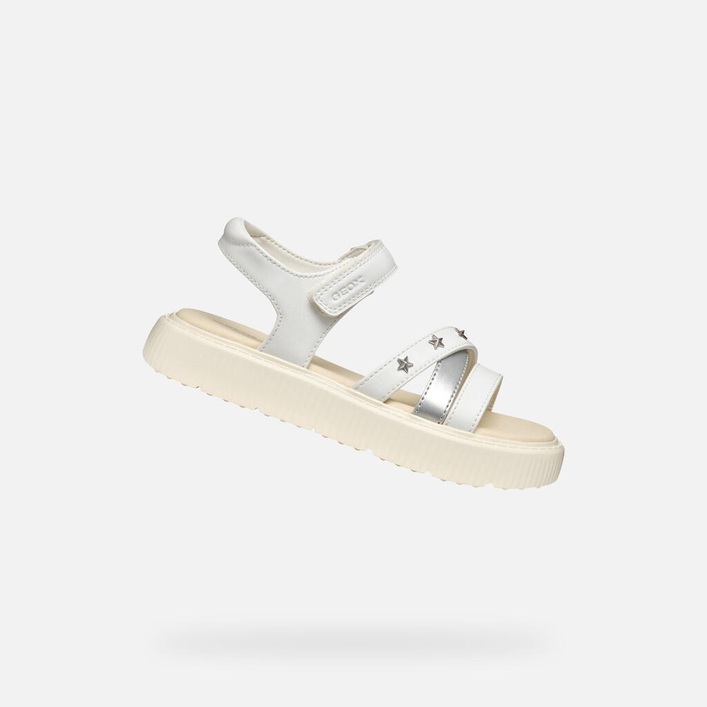 Sandały GEOX J SANDAL KODETTE GIR Biały