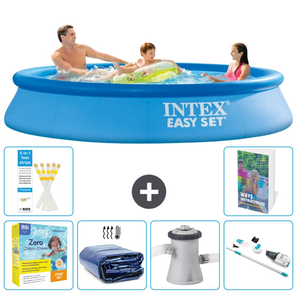 INTEX Basen Easy Set Okrągły - 305x61 cm - 7-częściowy S39