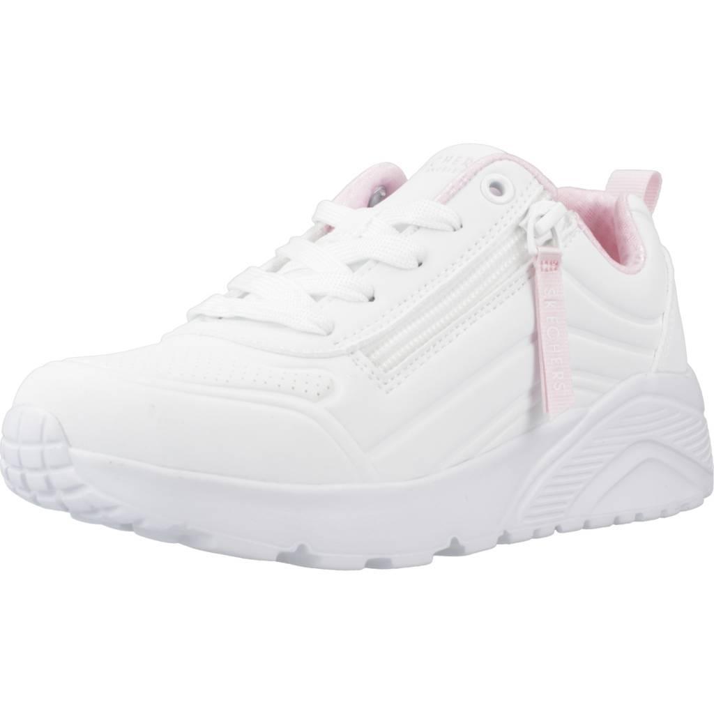 Buty SKECHERS UNO LITE - EASY ZIP Biały