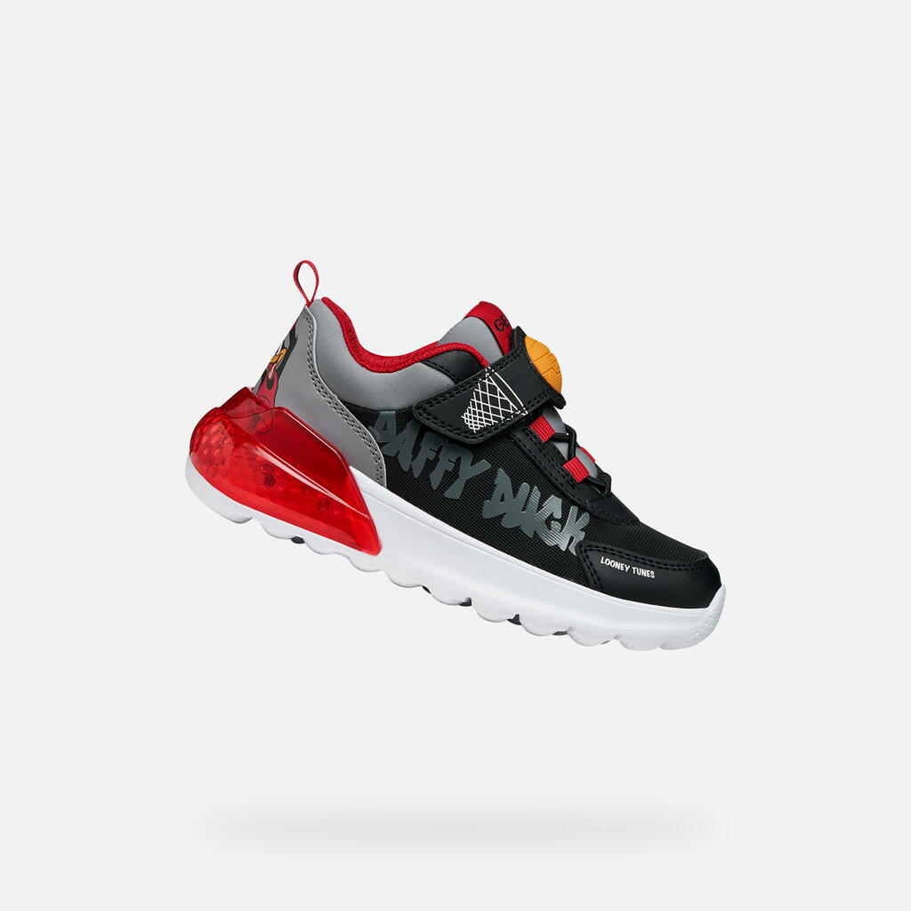Buty GEOX J ACTIVART ILLUMINUS Czarny