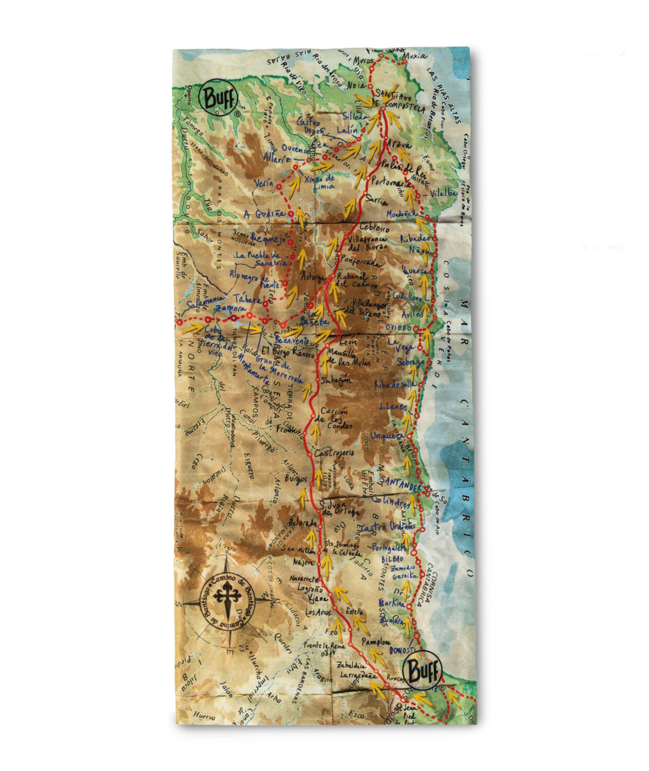 Bandana BUFF COOLNET UV® CAMINO GEO