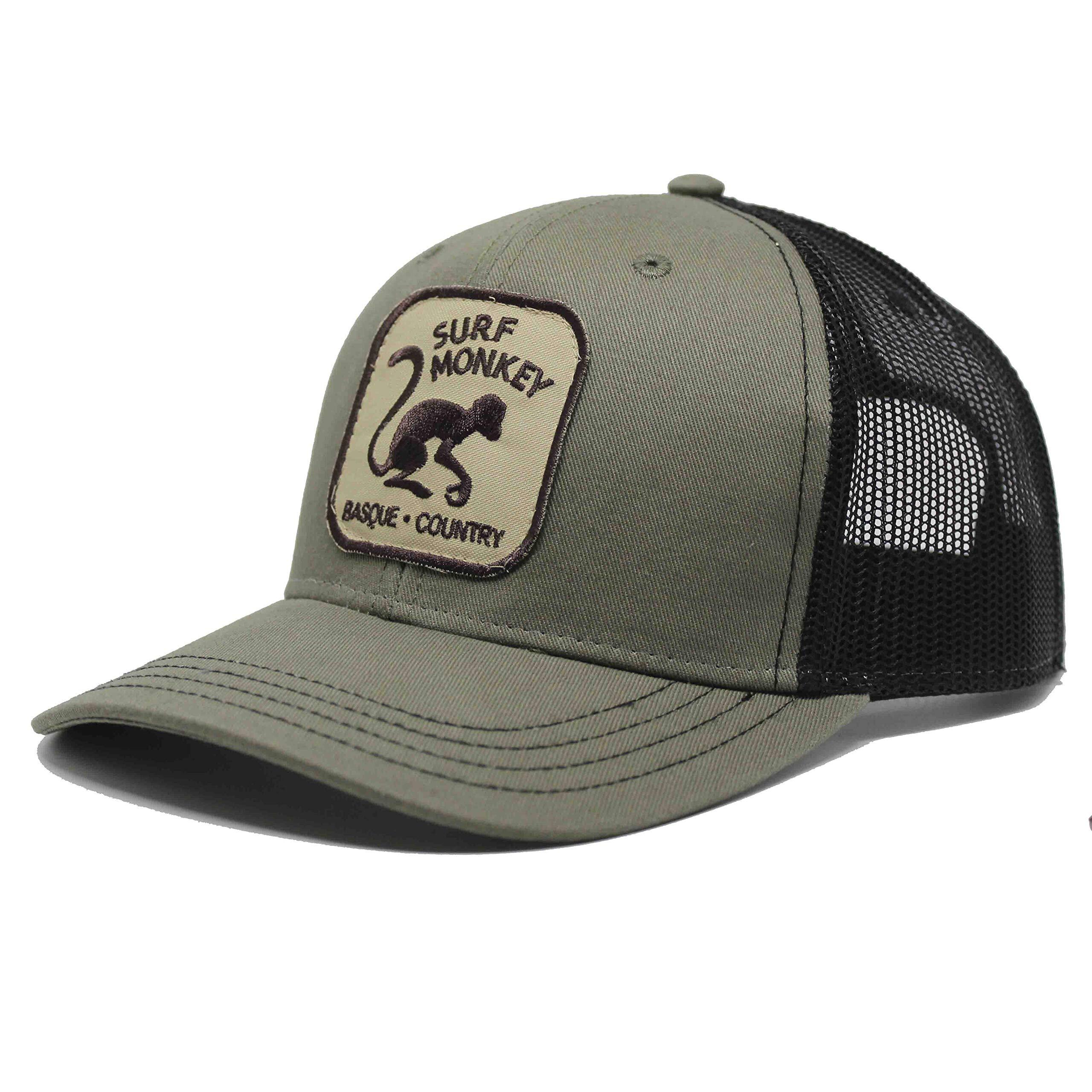 Czapka trucker 6-panelowa / Jeden rozmiar (Oliwkowa/Czarna)