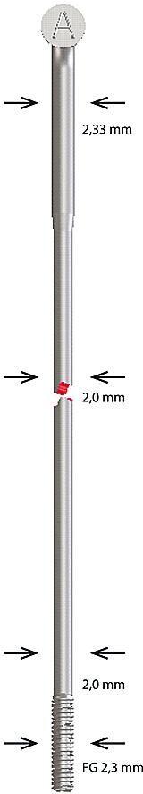 Alpina Spoke SST Butted 2,34x280 mm - Ideal for Road Cycling