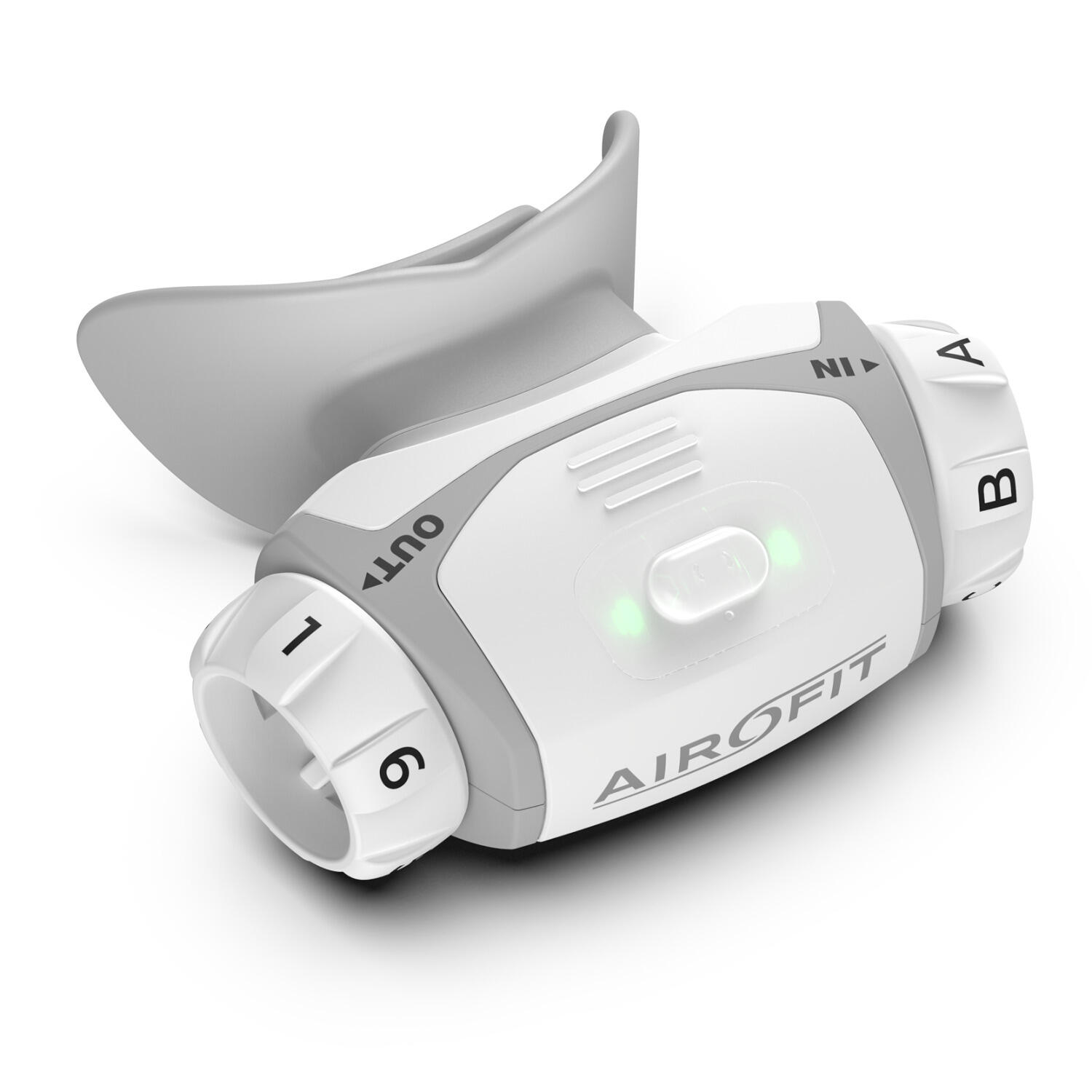 Trenażer oddechu Airofit Essential™ i aplikacja Guided Breathing.