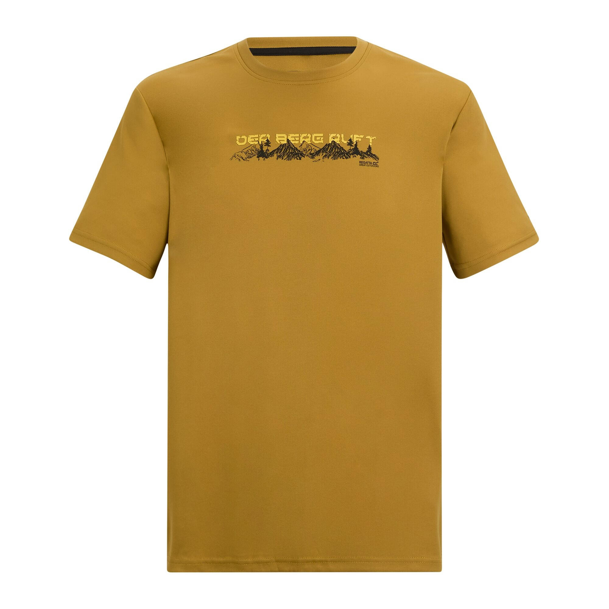 T-shirt Męski Z Górą Fingal Slogan