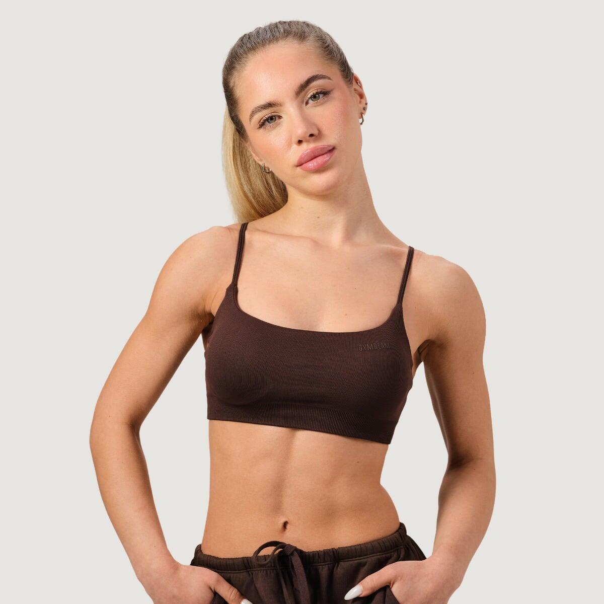Biustonosz damski sportowy bezszwowy Mocha NEO