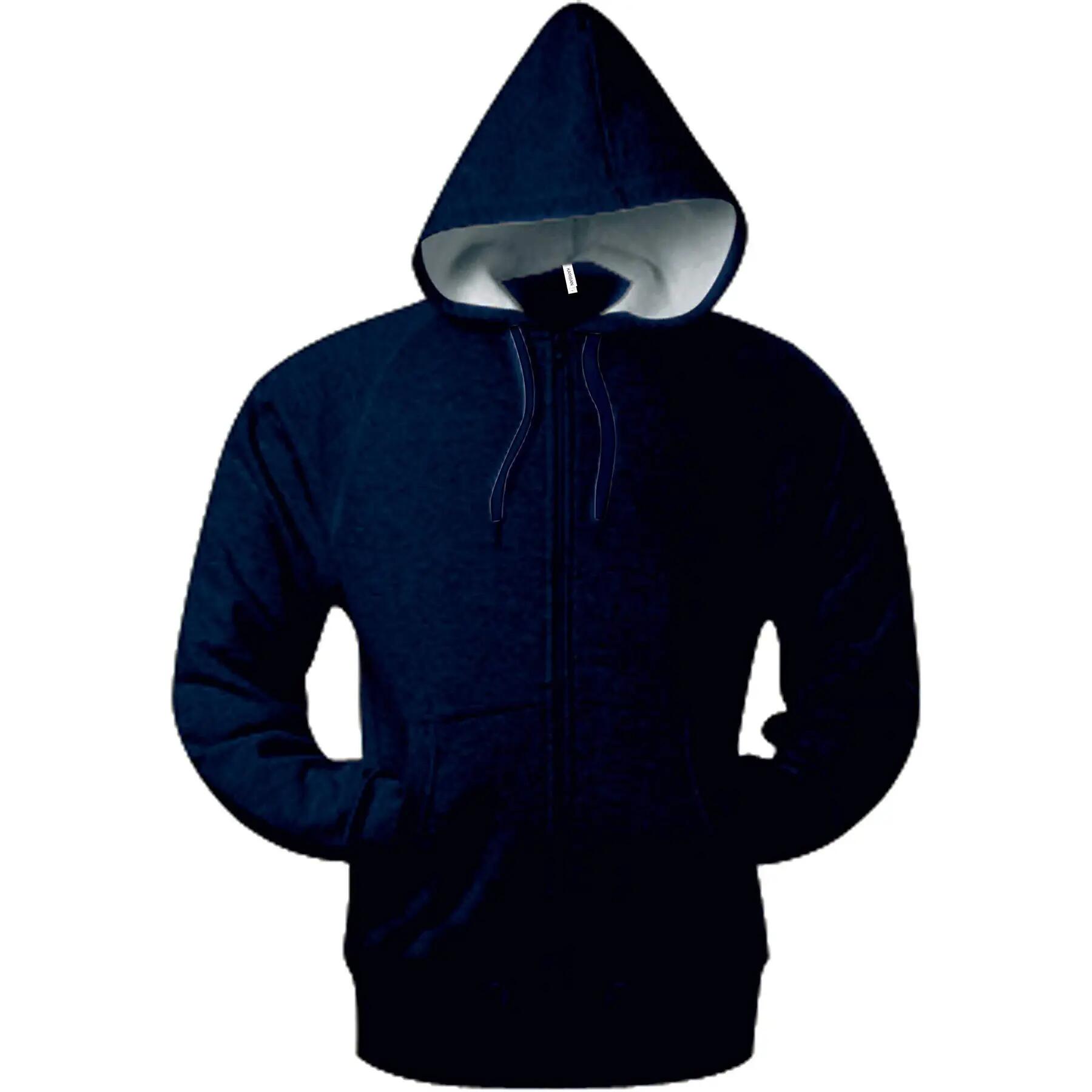 Bluza z kapturem z kieszeniami kangurkami Kariban