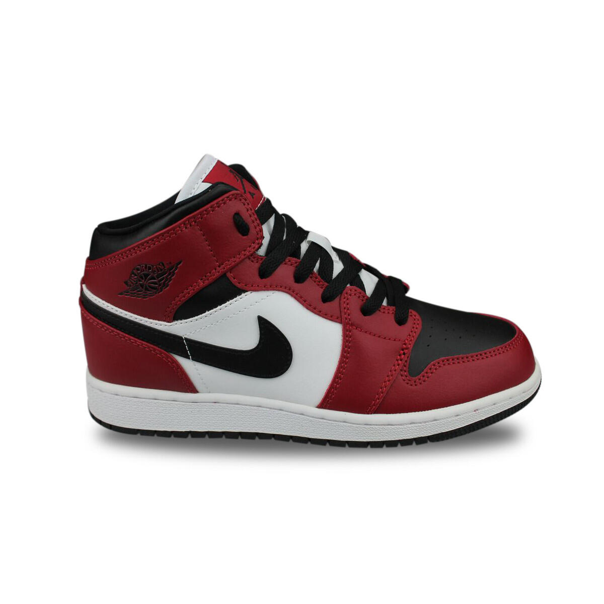 Air Jordan 1 Mid Chicago Black Toe