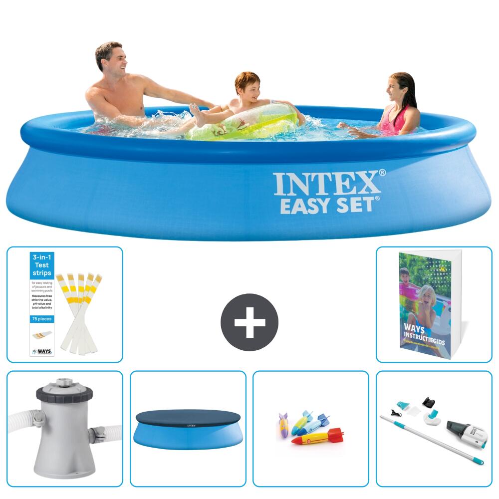 INTEX Basen Easy Set Okrągły - 305x61 cm - 7-częściowy S269