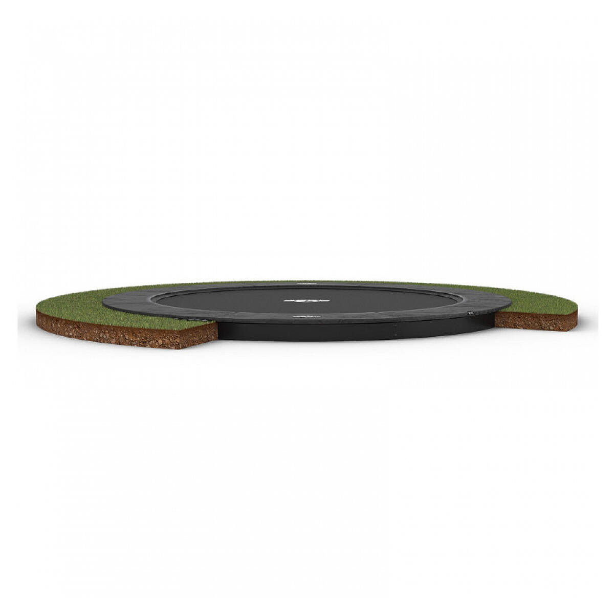 Trampolina Elite FlatGround 430 Szary