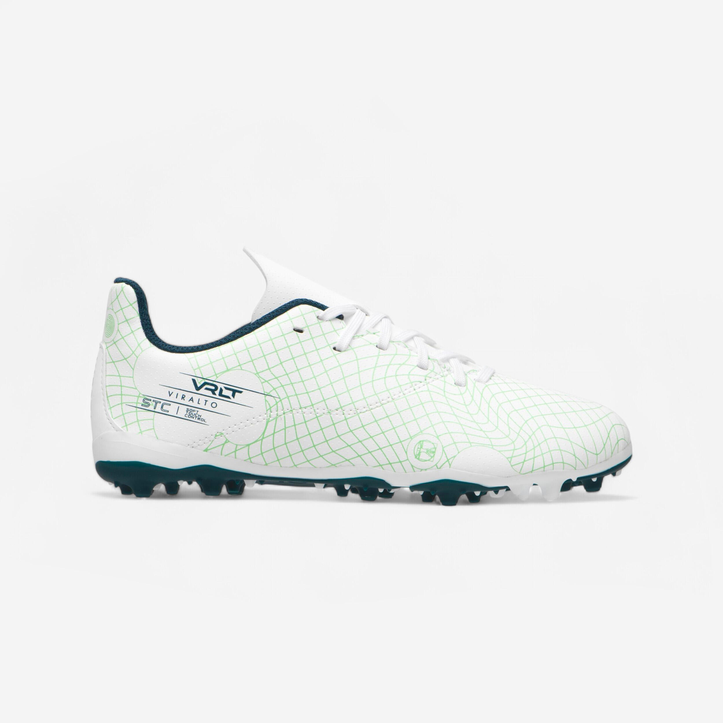 Buty do piłki nożnej dla dzieci Kipsta Viralto I MG/AG Ice Green