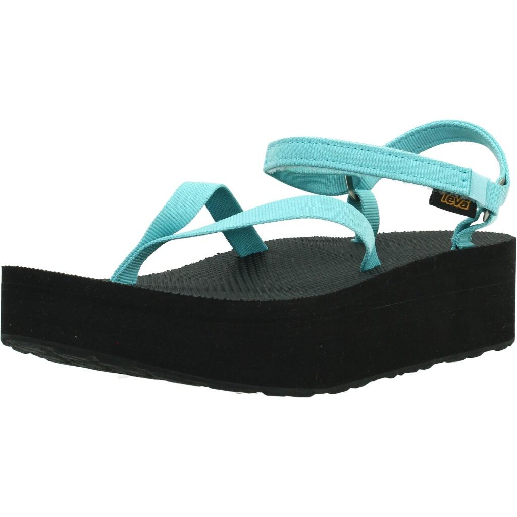 Sandały TEVA W FLATFORM SLIM Niebieski