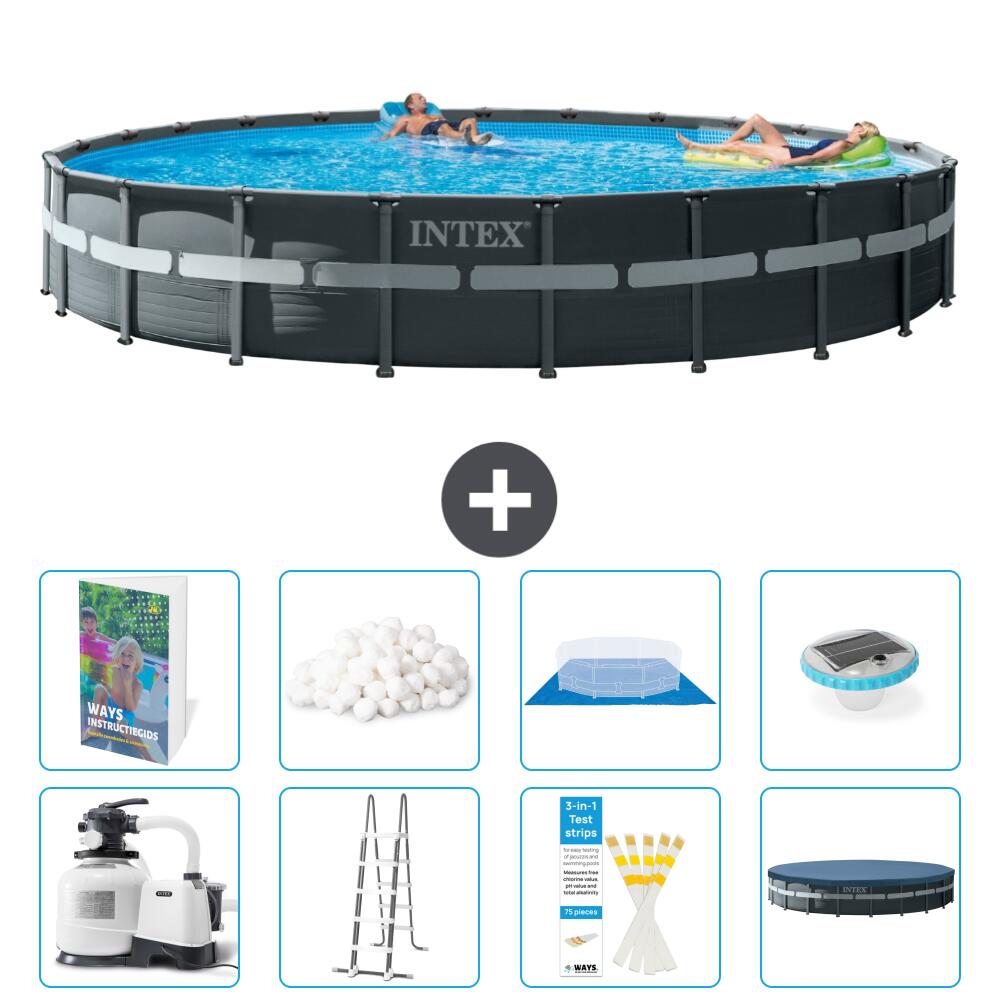 INTEX Basen Ultra XTR Okrągły - 732x132 cm - 9-częściowy S627