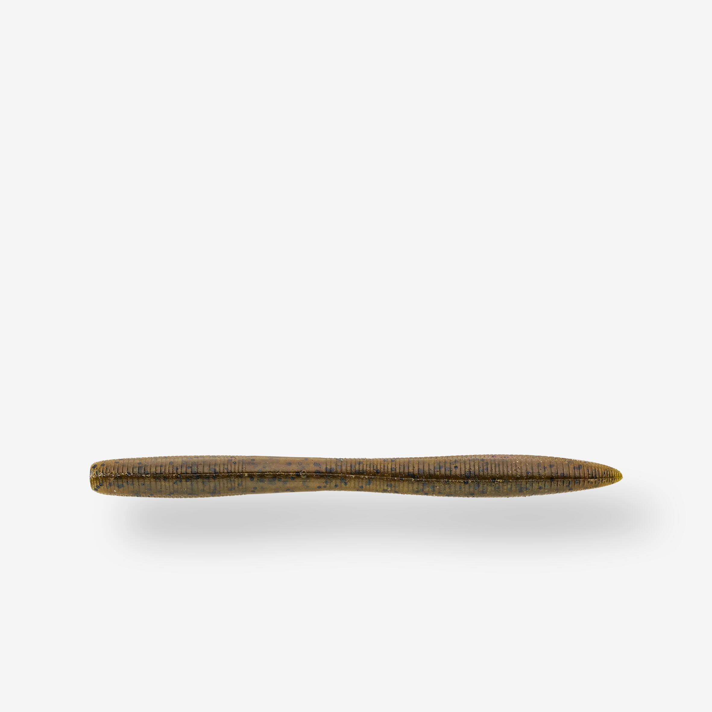 Miękka przynęta Yubari Stick Bait Worm Green Pumpkin Black F x 10
