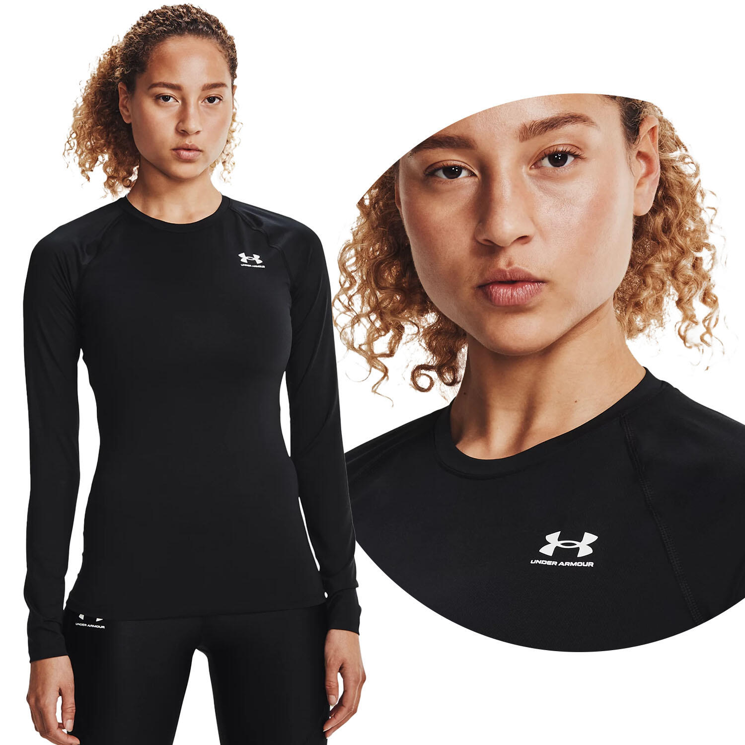 Koszulka termoaktywna damska Under Armour kompresyjna longsleeve