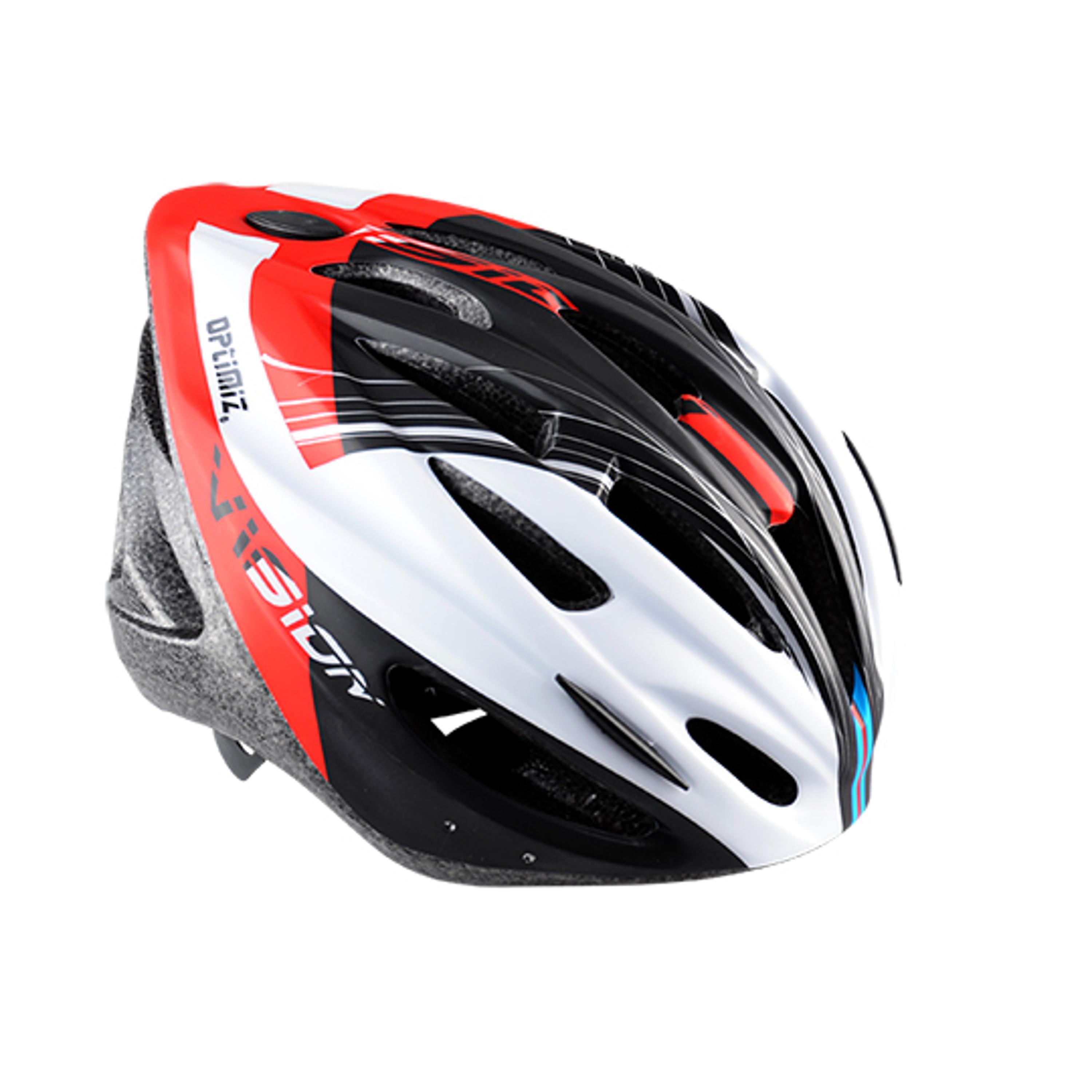Kask rowerowy Optimiz - matowy czerwony