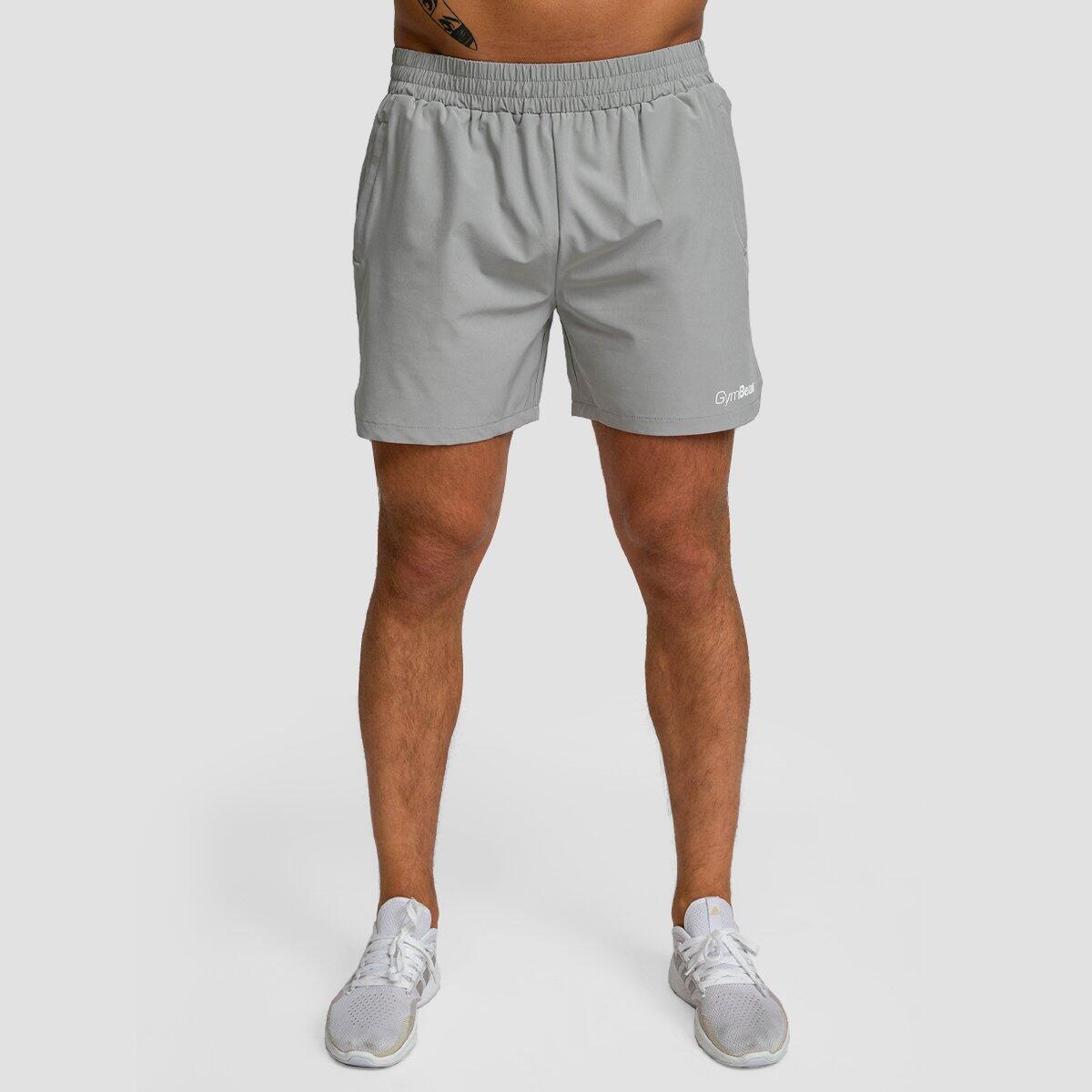 Szorty męskie functional training regular fit z kieszeniami szare TRN