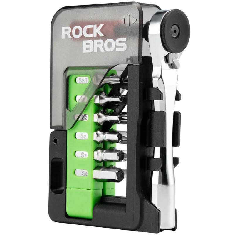 Zestaw narzędzi rowerowych grzechotka Rockbros 15el RB3400 multitool
