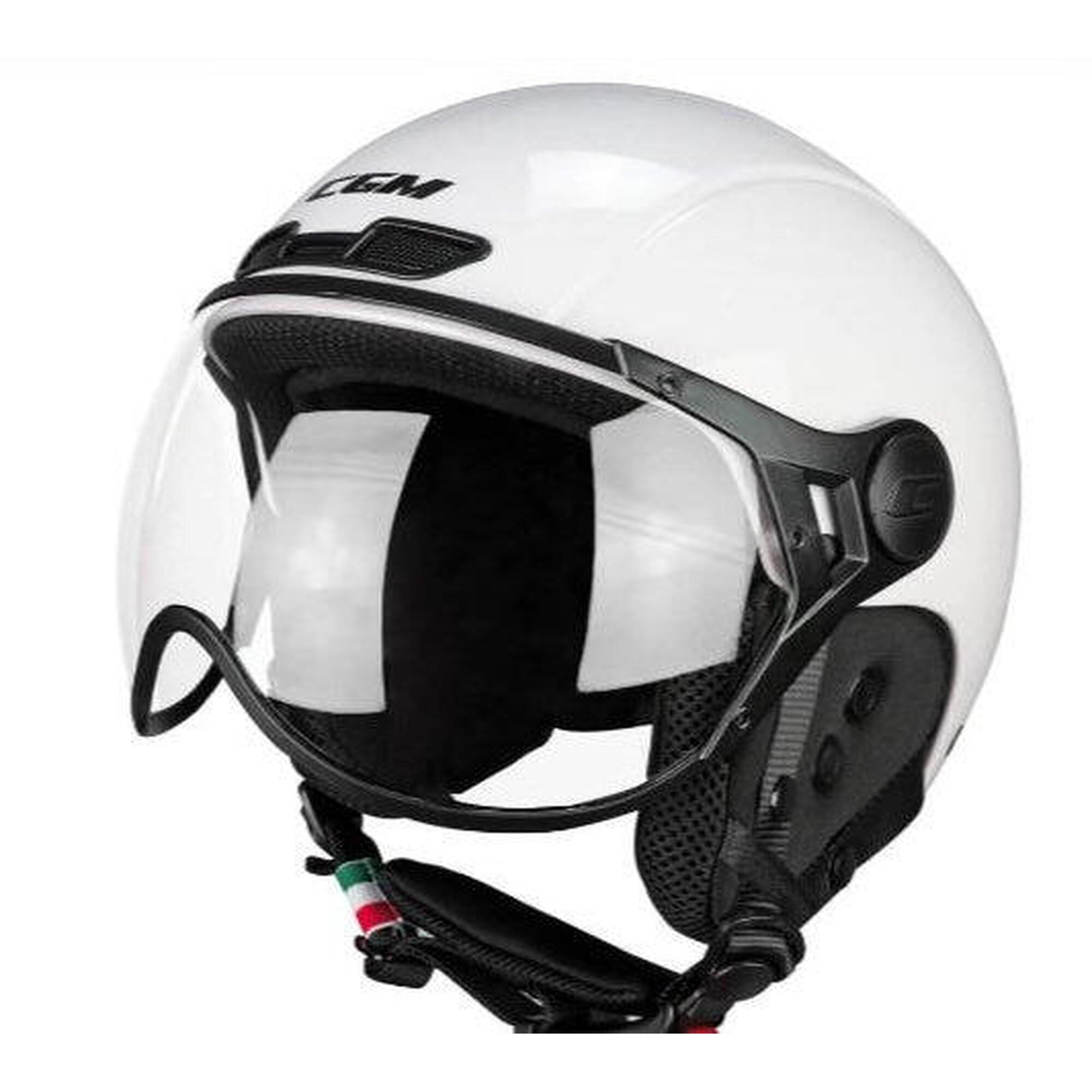 Kask CGM 801 EBI Mono Biały do Jazdy na Rowerze i Narciarstwa