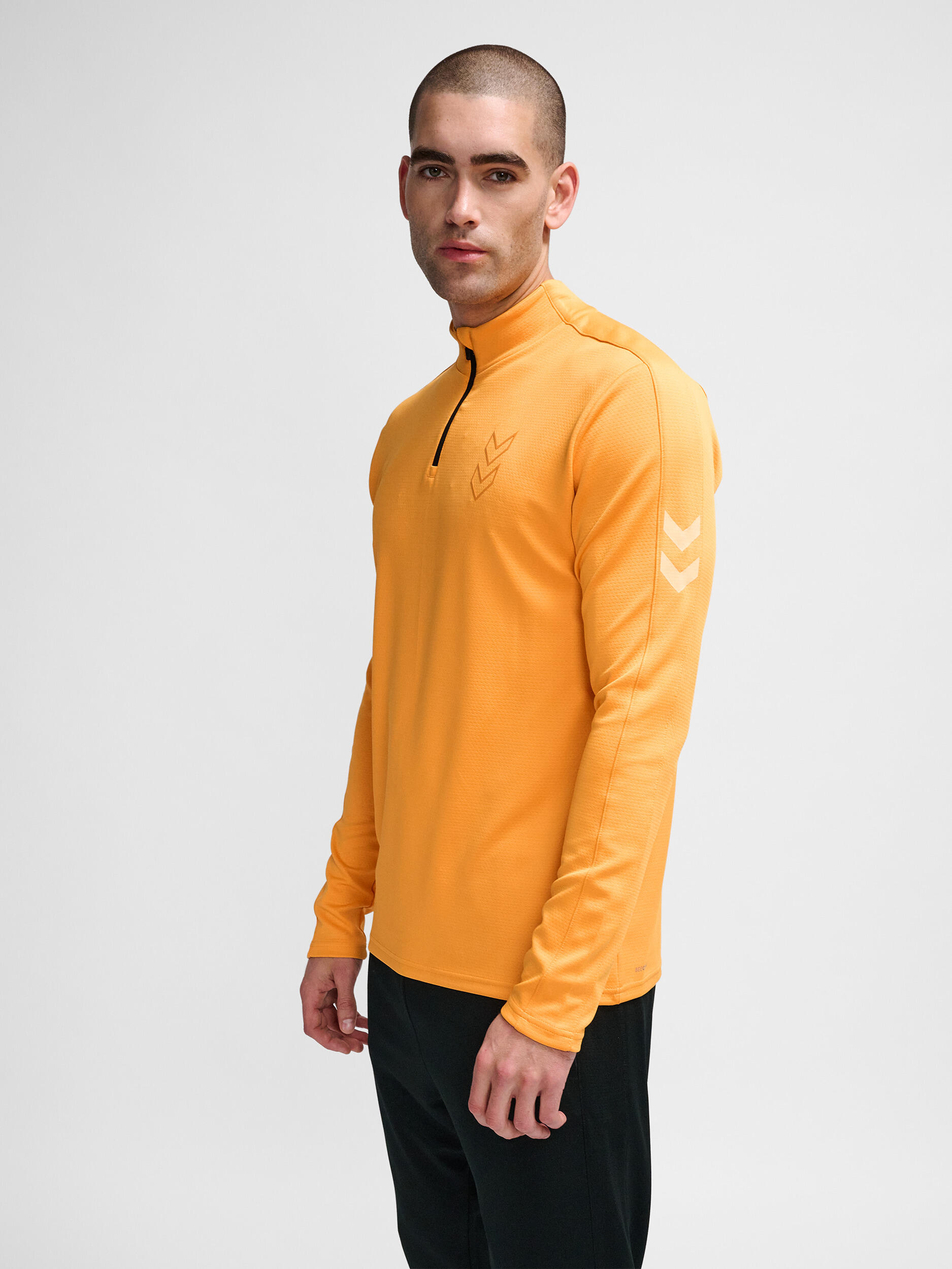 Top treningowy z zamkiem błyskawicznym 1/2 Hummel Active PL