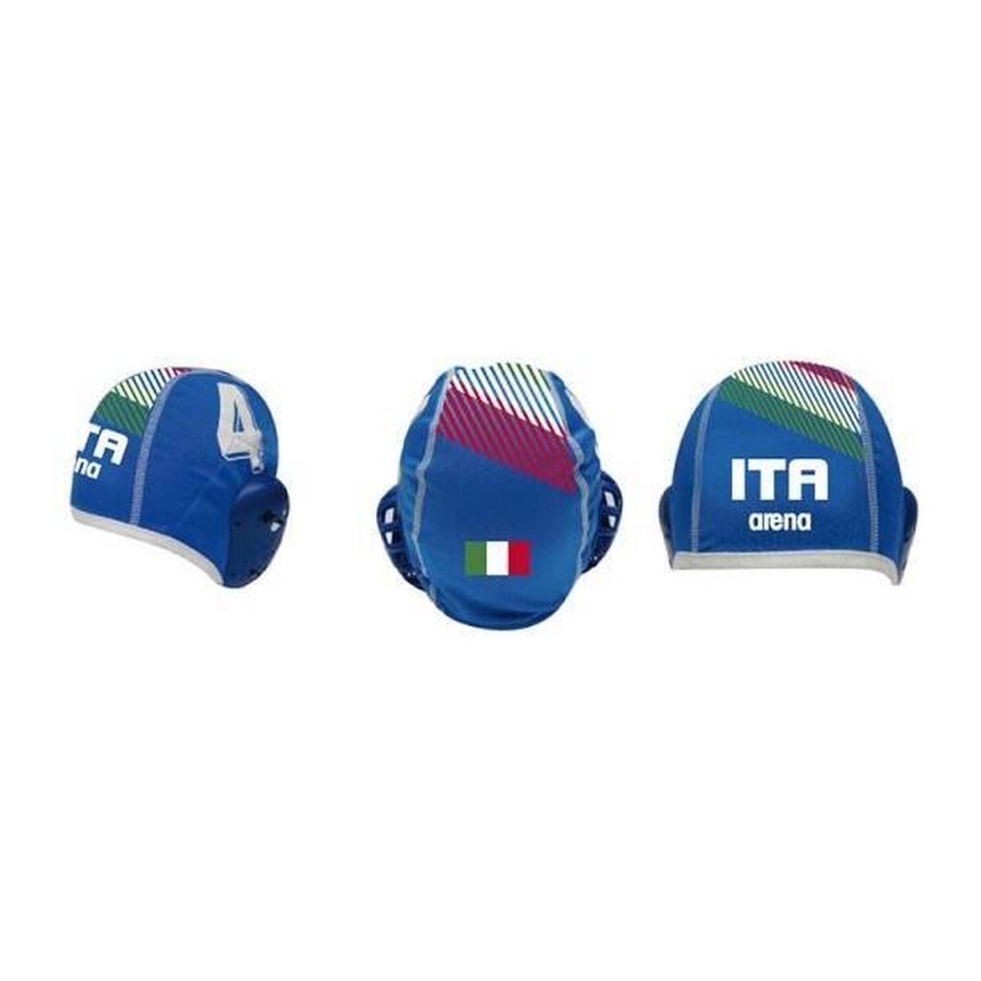 Czepek czapka do pływania do waterpolo piłki wodnej materiałowy Arena Italy