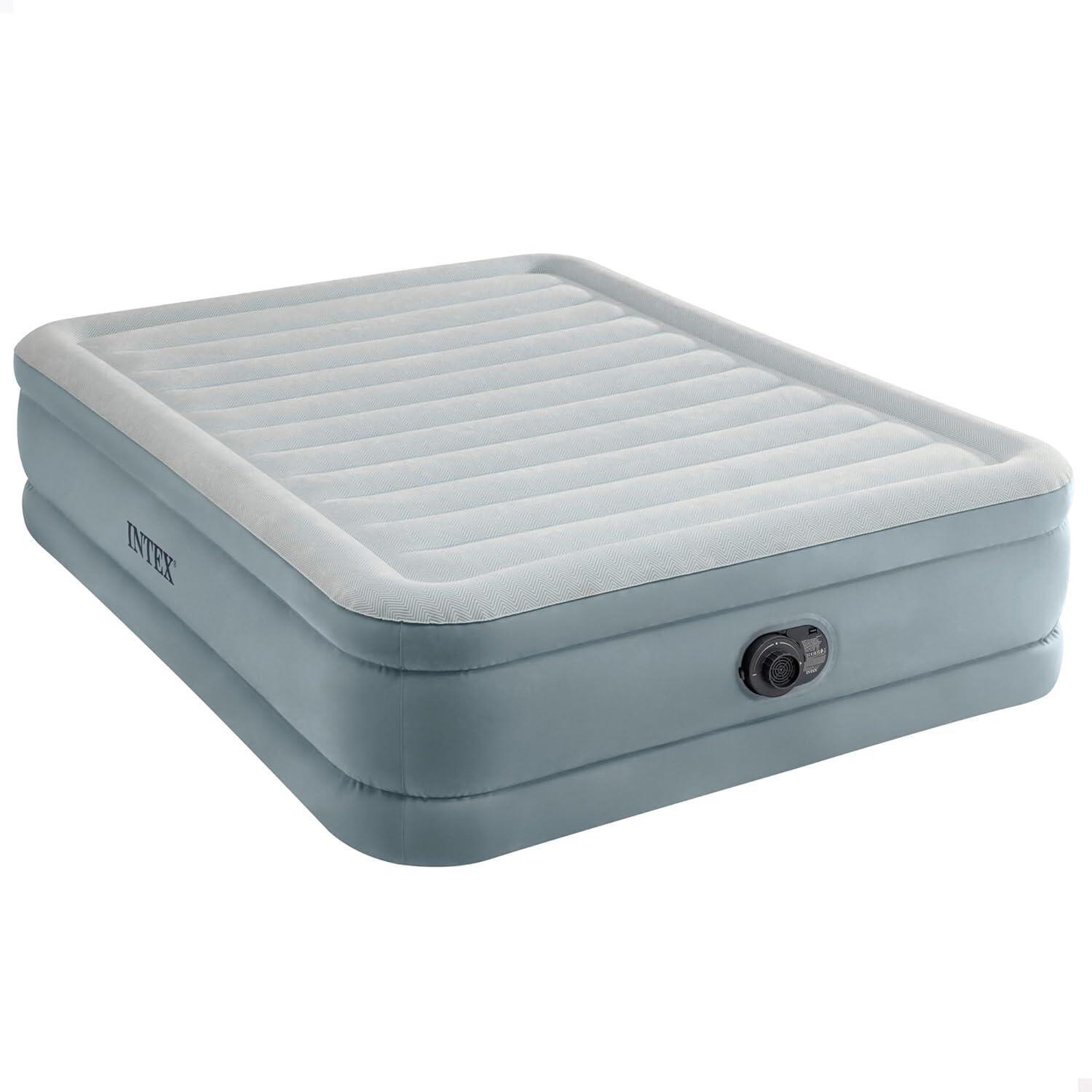 Materac dmuchany Intex 64824ND 2osobowy 203x152x46 cm łóżko z pompką rok 2026