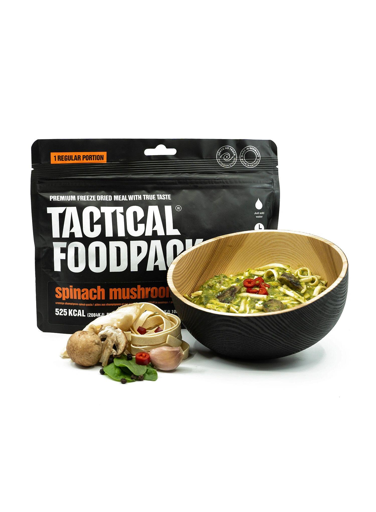 Liofilizat Tactical Foodpack Makaron ze szpinakiem i grzybami 410 g